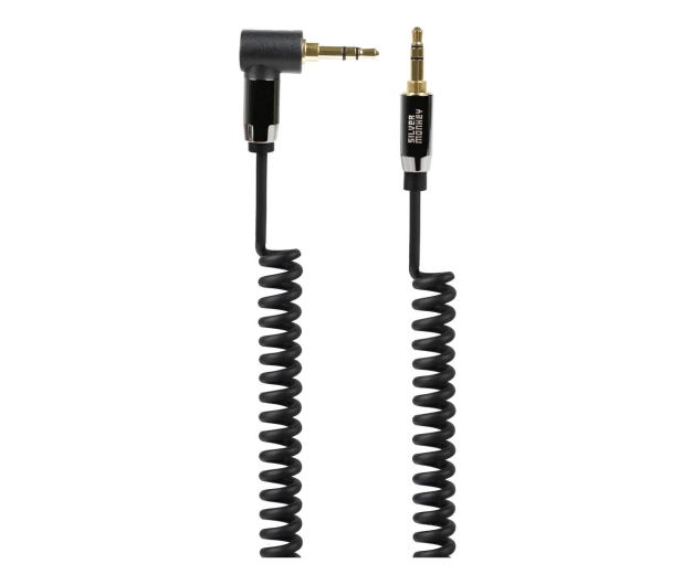 Silver Monkey Kabel Jack 3.5mm (kątowy) -Jack 3.5mm spiralny 1,5m - 1047746 - zdjęcie
